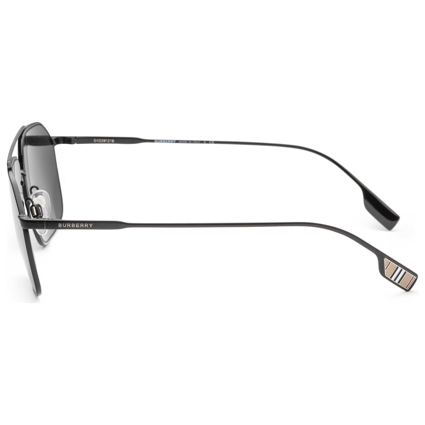 Left view of Burberry Webb Men's Sunglasses BE3130-100187-59