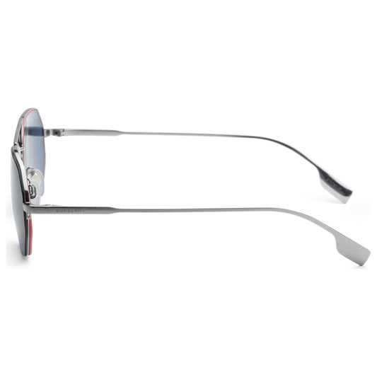 Left view of Burberry Henry Men's Sunglasses BE3140-100380-57