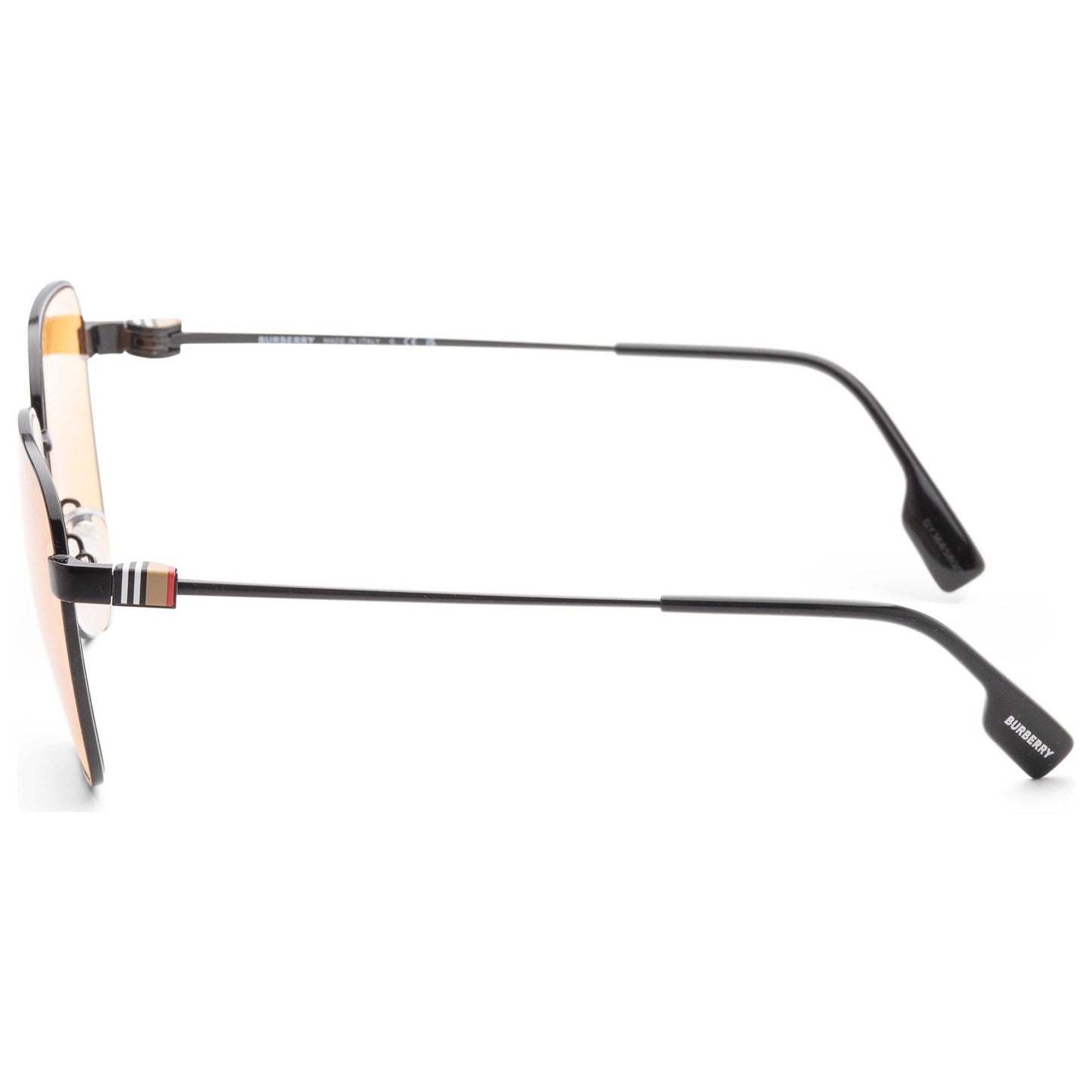 Left view of Burberry Drew Men's Sunglasses BE3142-1001-7-55