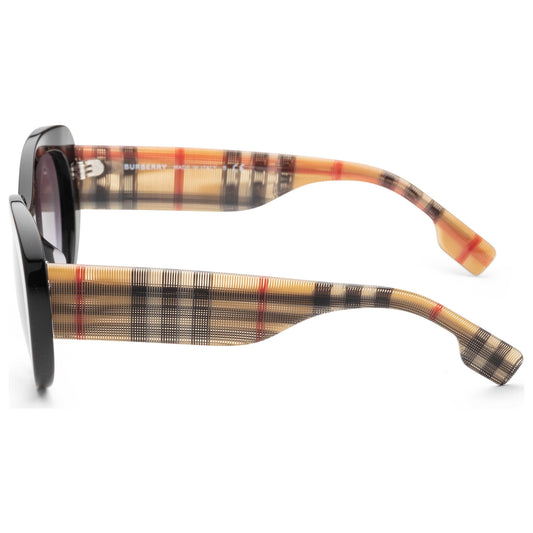 Left view of Burberry Fashion Women's Sunglasses BE4298F-37578G-54