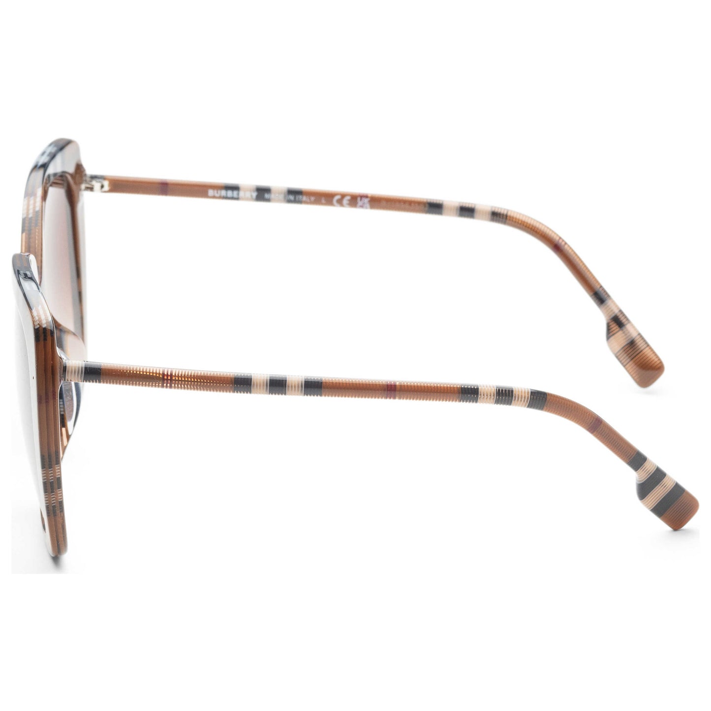 Left view of Burberry Caroll Women's Sunglasses BE4323F-400513-56