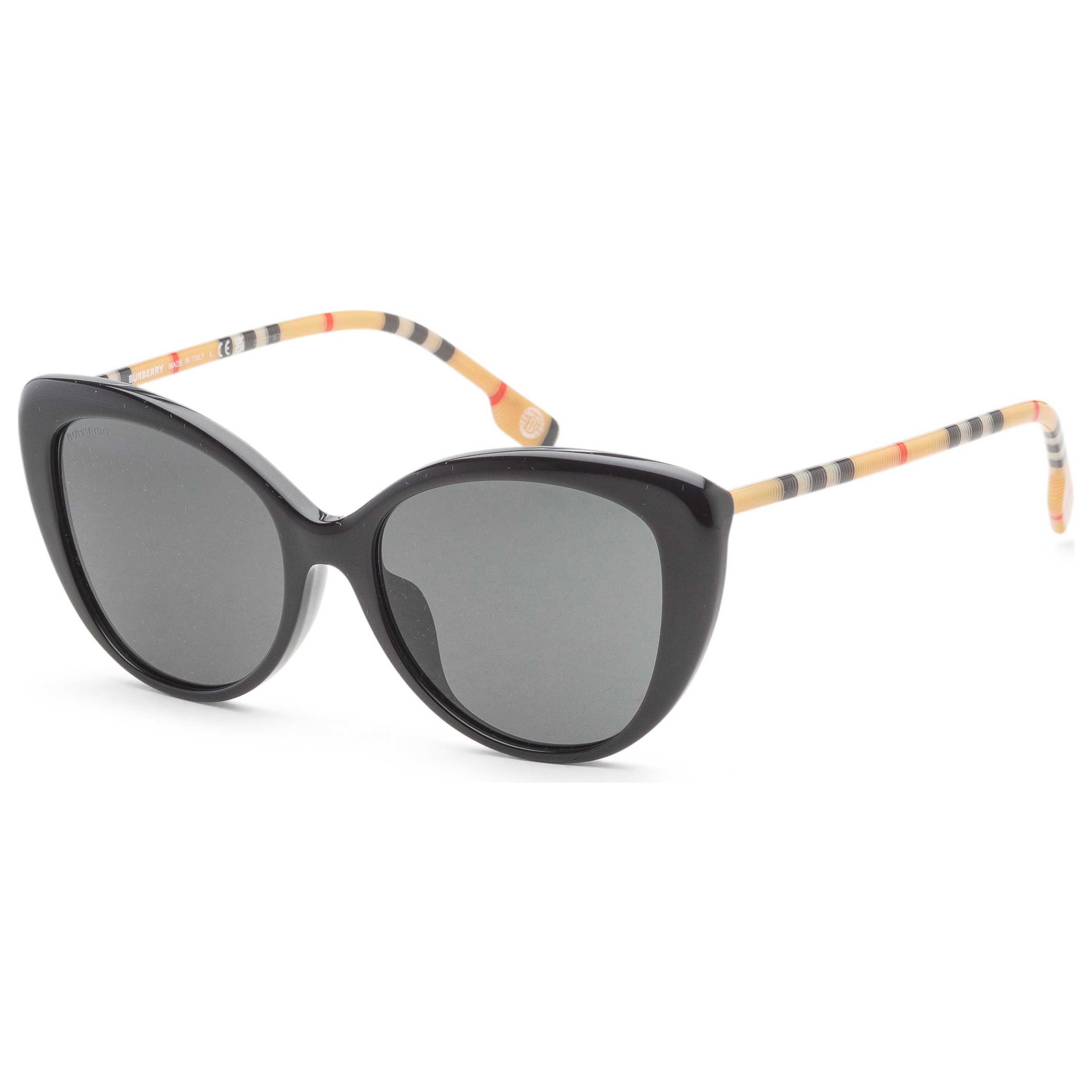 【送料込み】Burberry★8094777 Burberry BE4408 XL (52 - 16) with Grey lenses and Black