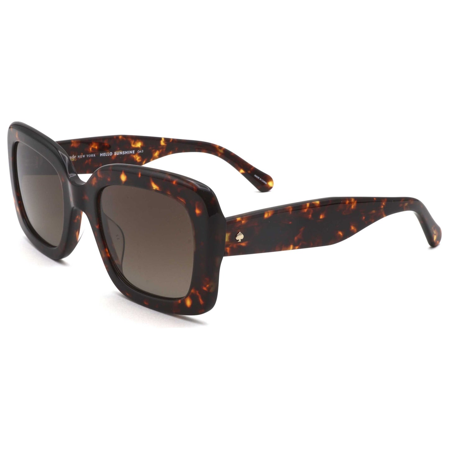 Front view of Kate Spade Bellamy Women's Sunglasses BELLAMY-S-086-52