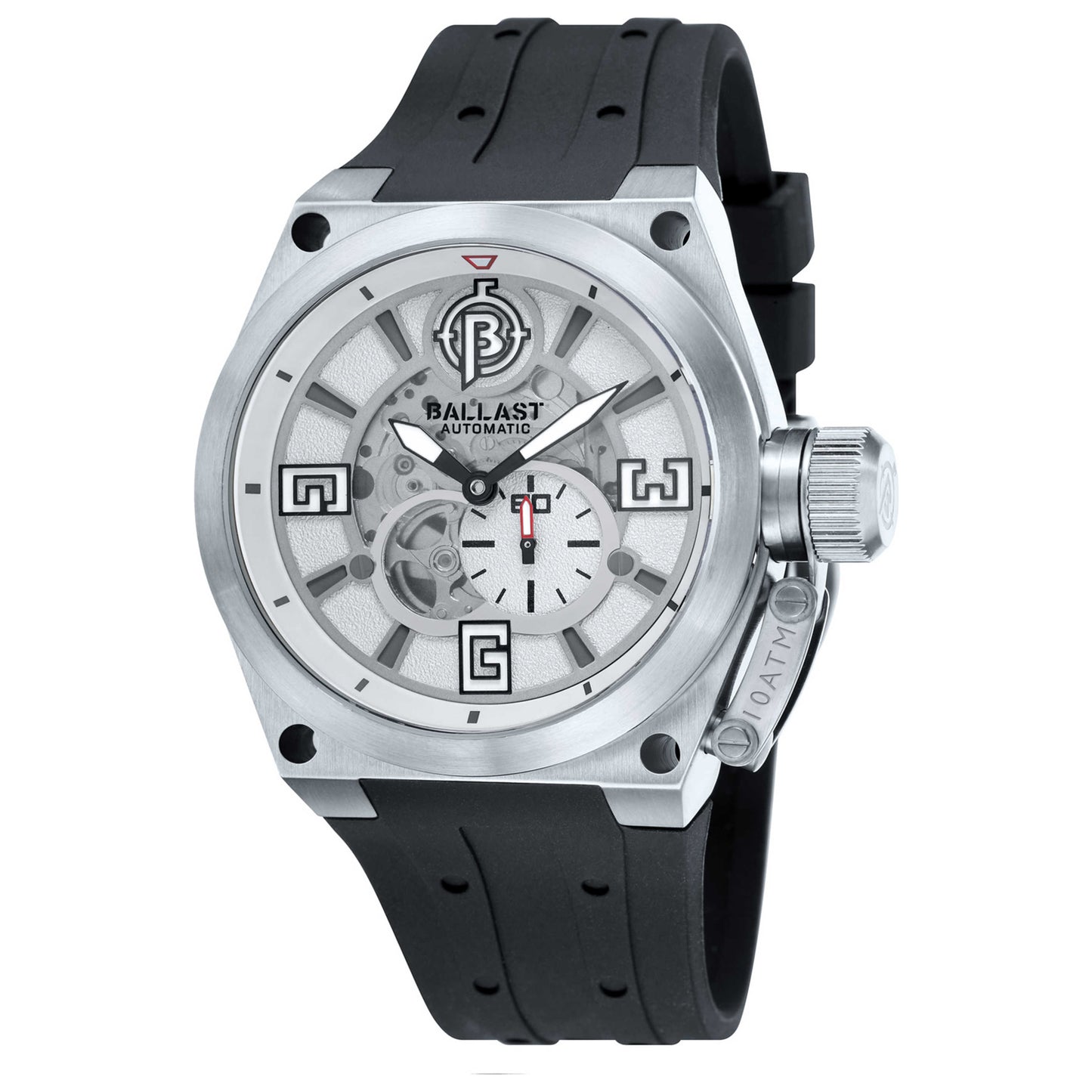 Front view of Ballast Valiant Men's Automatic Watch BL-3129-02