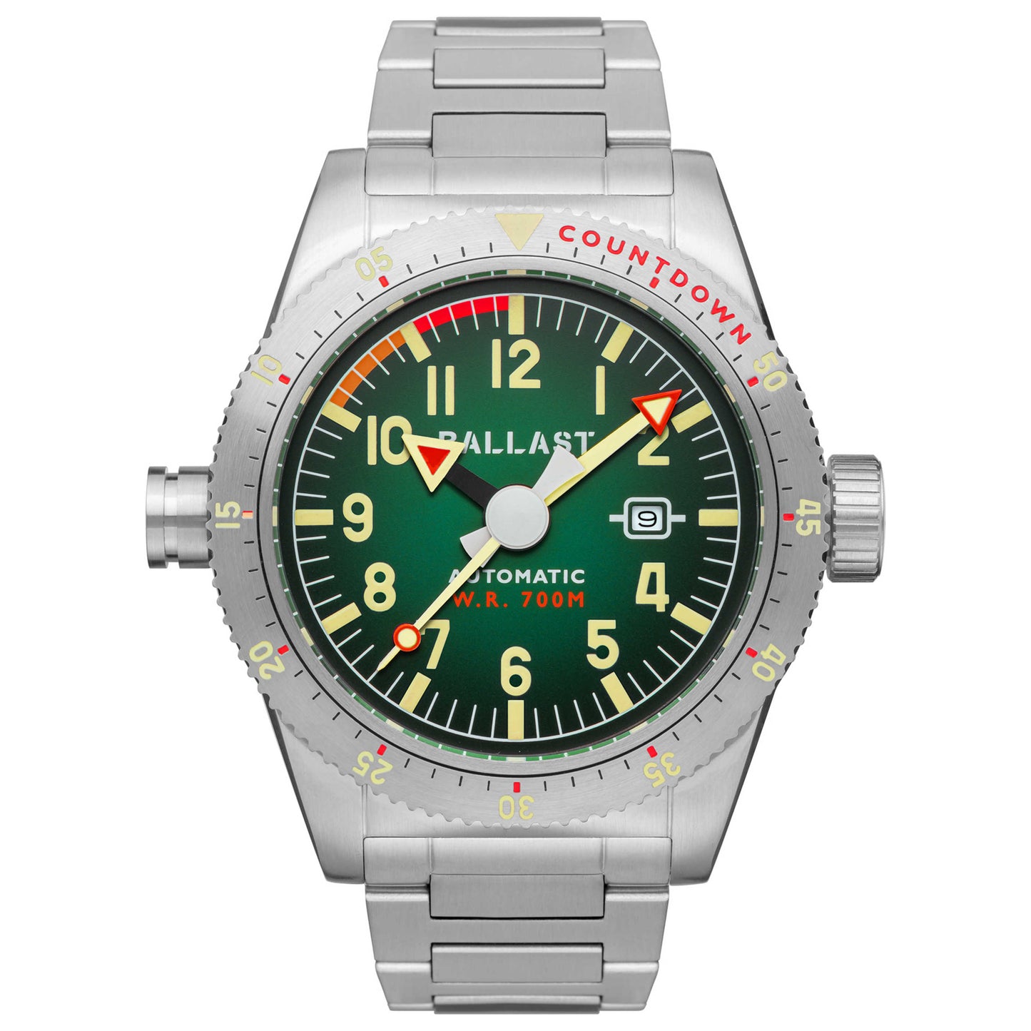 Front view of Ballast Amphion Men's Automatic Watch BL-3148-04