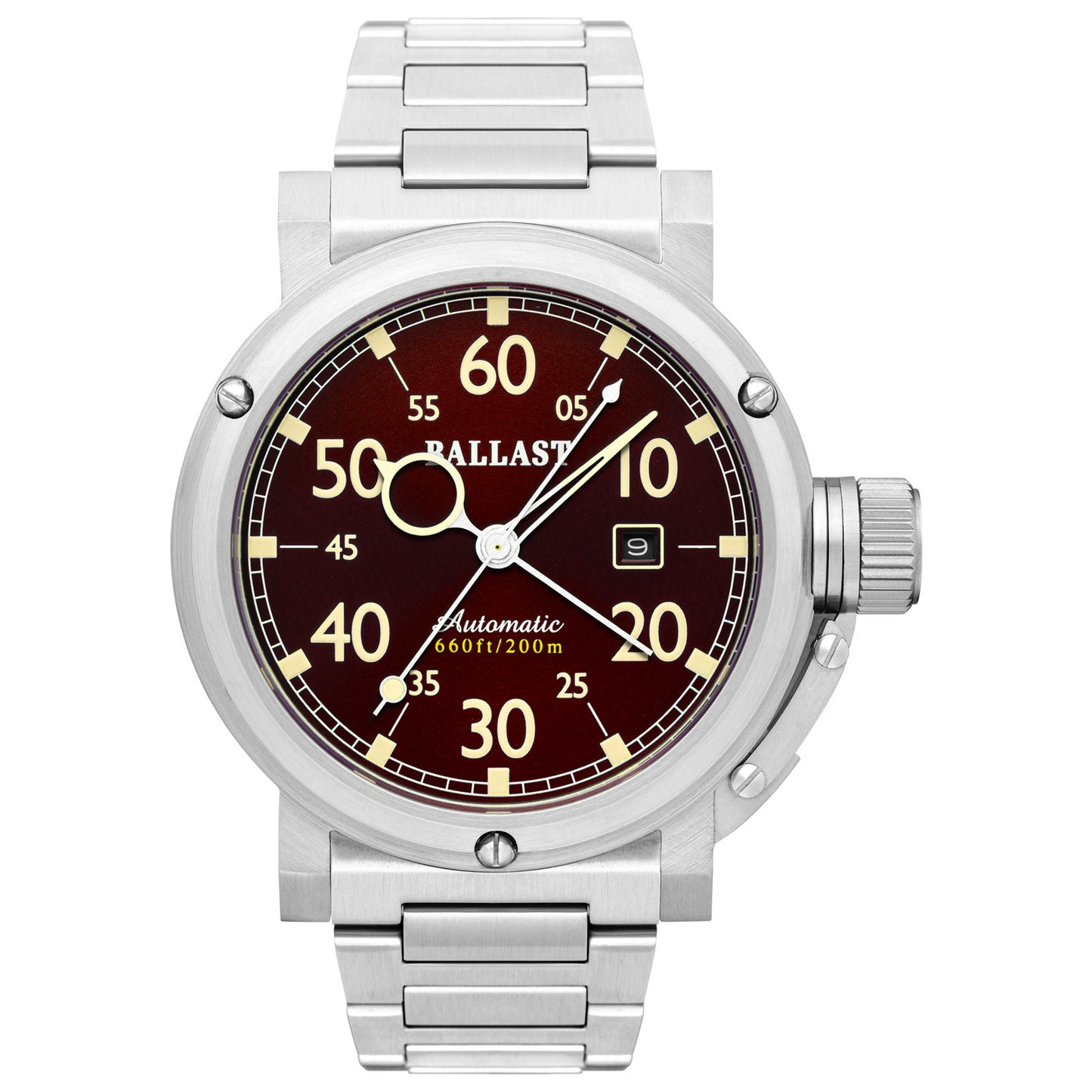 Front view of Ballast Holand Men's Automatic Watch BL-3150-02