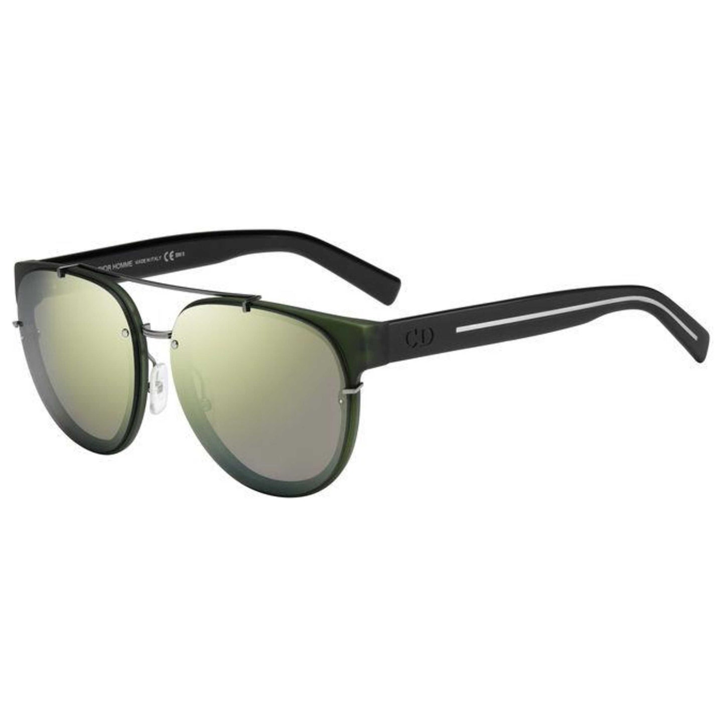 Front view of Christian Dior Homme Black Tie Men's Sunglasses BLACK143S-3UP-QU