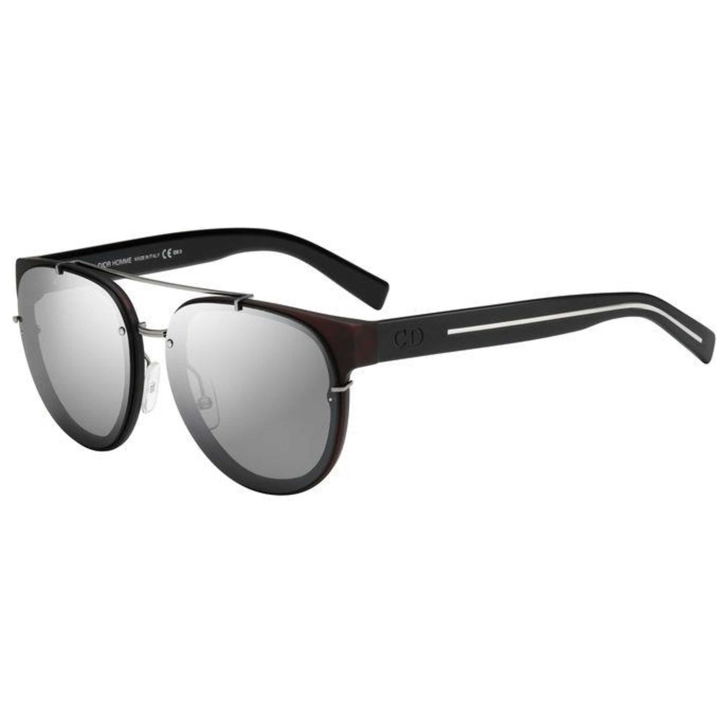 Front view of Christian Dior Homme Black Tie Men's Sunglasses BLACK143S-3ZE-JI