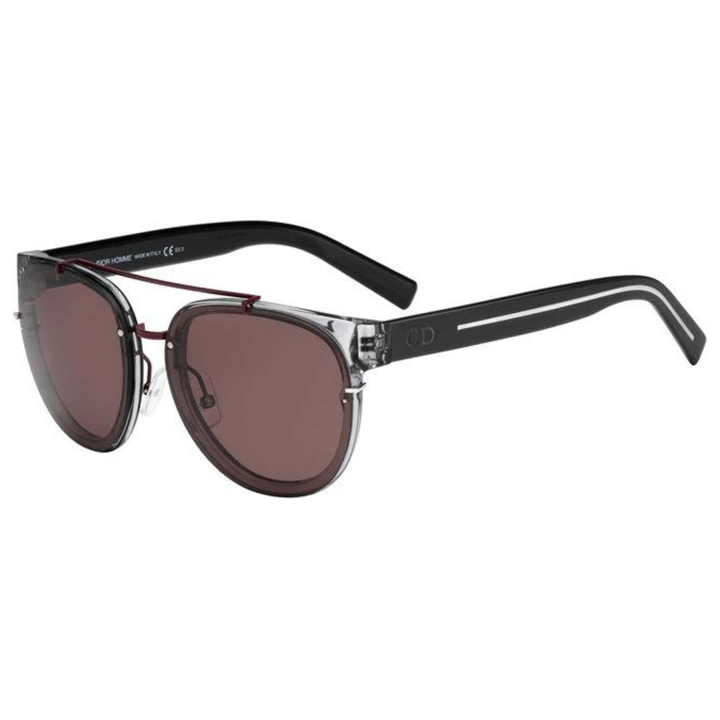 Front view of Christian Dior Homme Black Tie Men's Sunglasses BLACK143S-NL6-SB