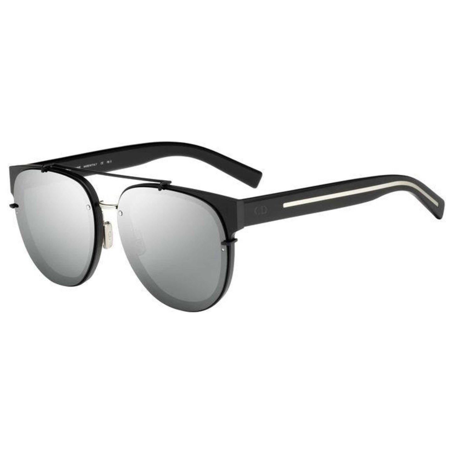 Front view of Christian Dior Homme Black Tie Men's Sunglasses BLACK143SA-MPZ-T4