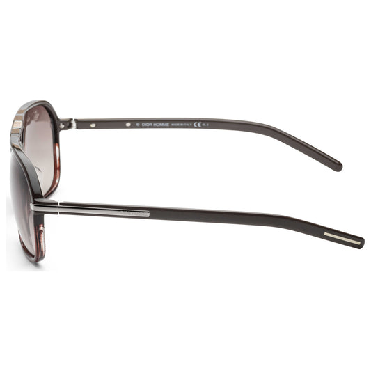 Left view of Christian Dior Homme Black Tie Men's Sunglasses BLACK156FS-5T3-HA