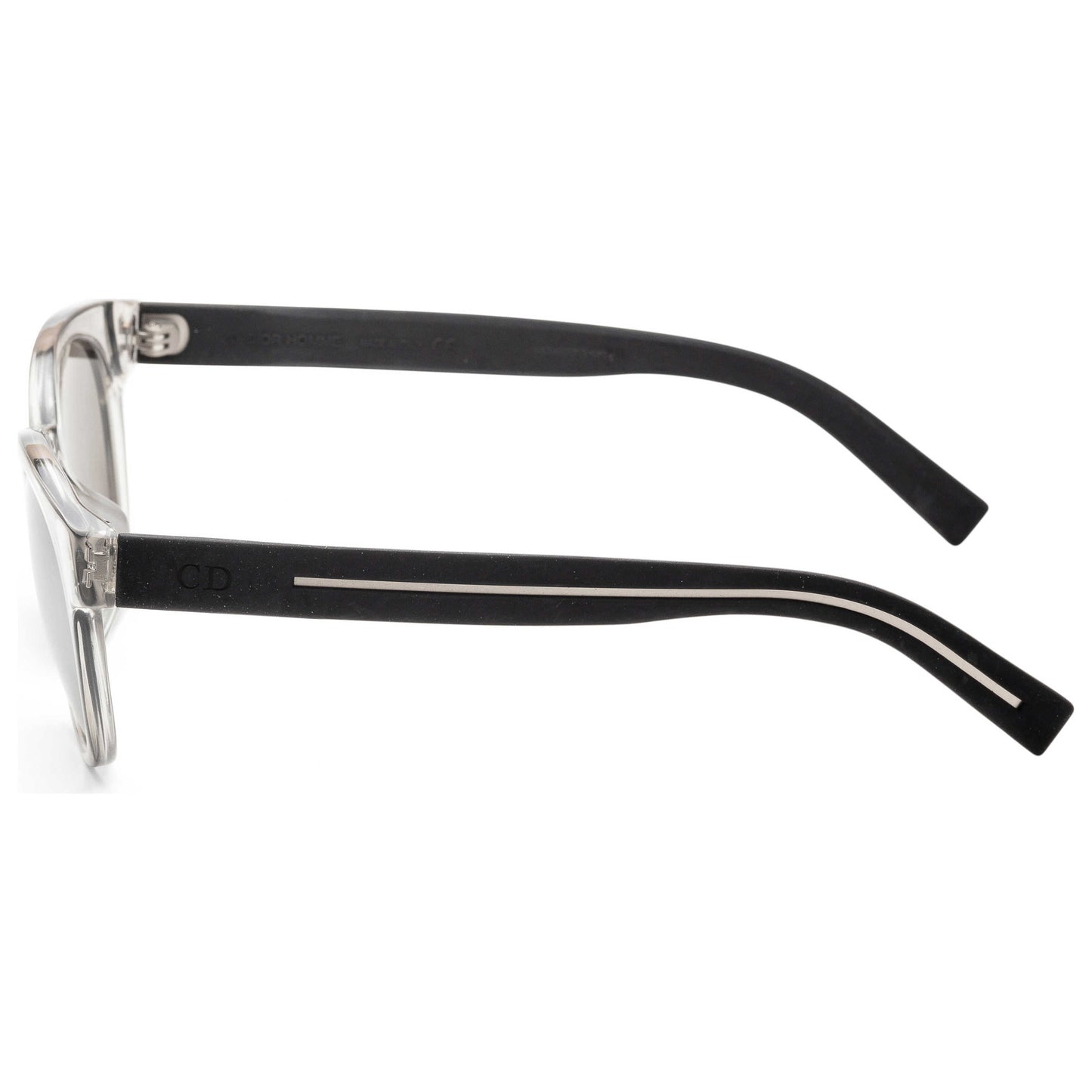 Left view of Christian Dior Homme Black Tie Men's Sunglasses BLACK182FS-MD4-SS