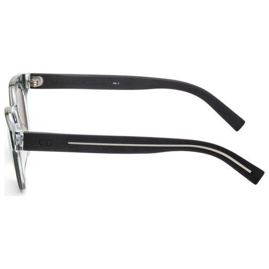 Left view of Christian Dior Homme Black Tie Men's Sunglasses BLACK182S-HZE-3U