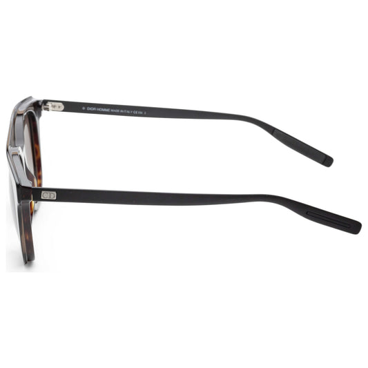 Left view of Christian Dior Homme Black Tie Men's Sunglasses BLACK200S-N19-HA