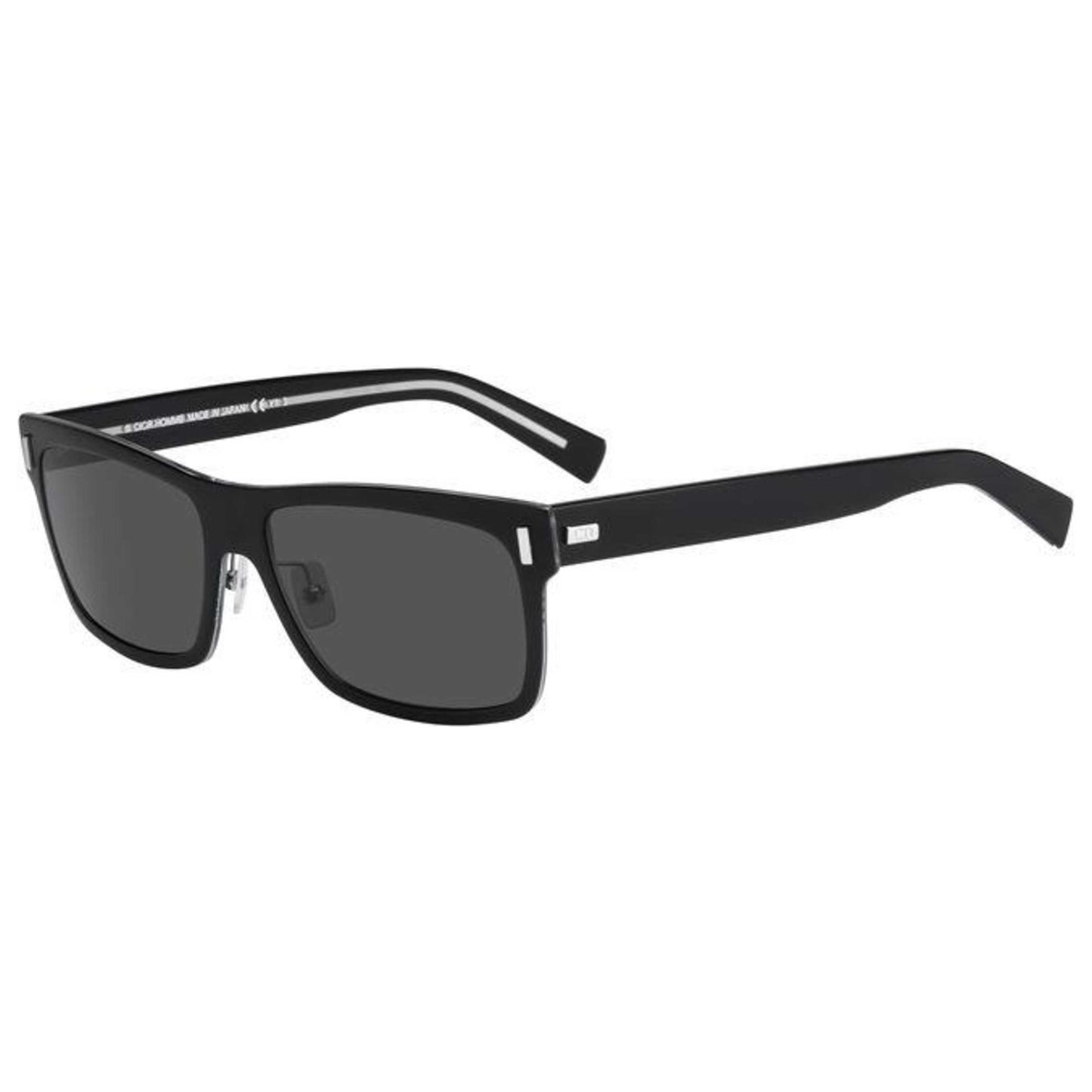 Front view of Christian Dior Homme Black Tie Men's Sunglasses BLACK20SBS-7C5-G1