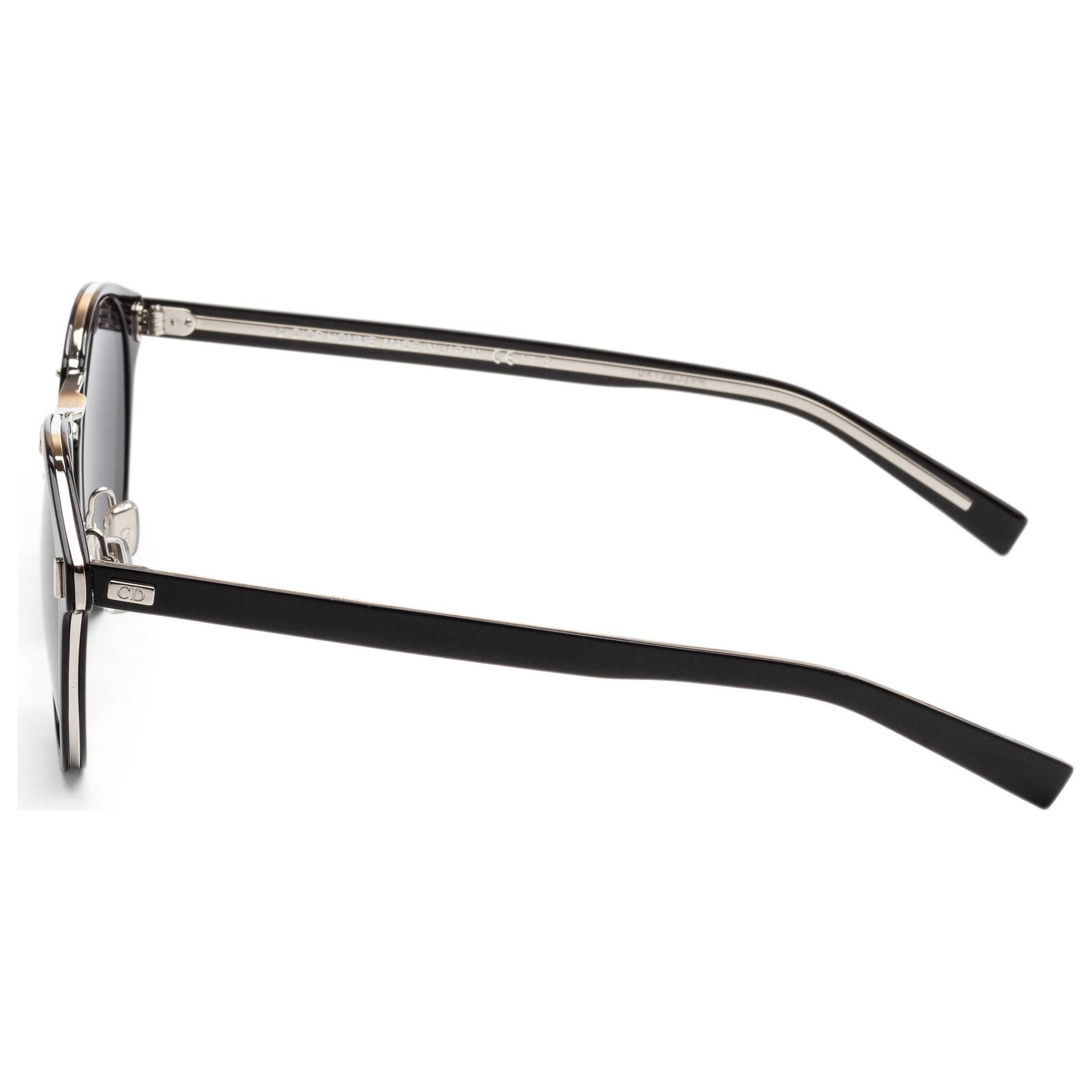 Left view of Christian Dior Homme Black Tie Men's Sunglasses BLACK20SLS-0SUB-IR