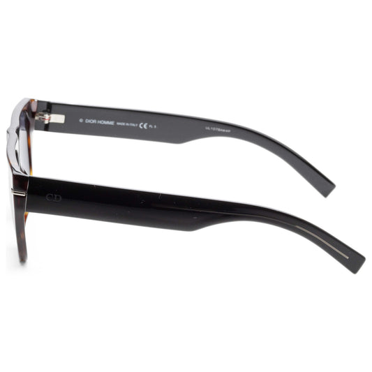 Left view of Christian Dior Homme Black Tie Men's Sunglasses BLACK257S-0086-KU