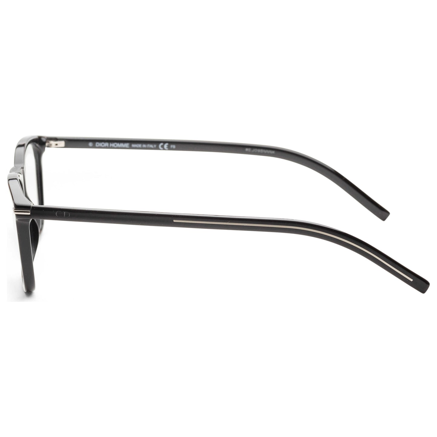 Left view of Christian Dior Homme Black Tie Men's Opticals BLACK265-0807-52