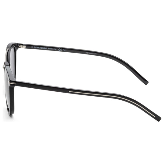 Left view of Christian Dior Homme Black Tie Men's Sunglasses BLACK267S-0807-IR