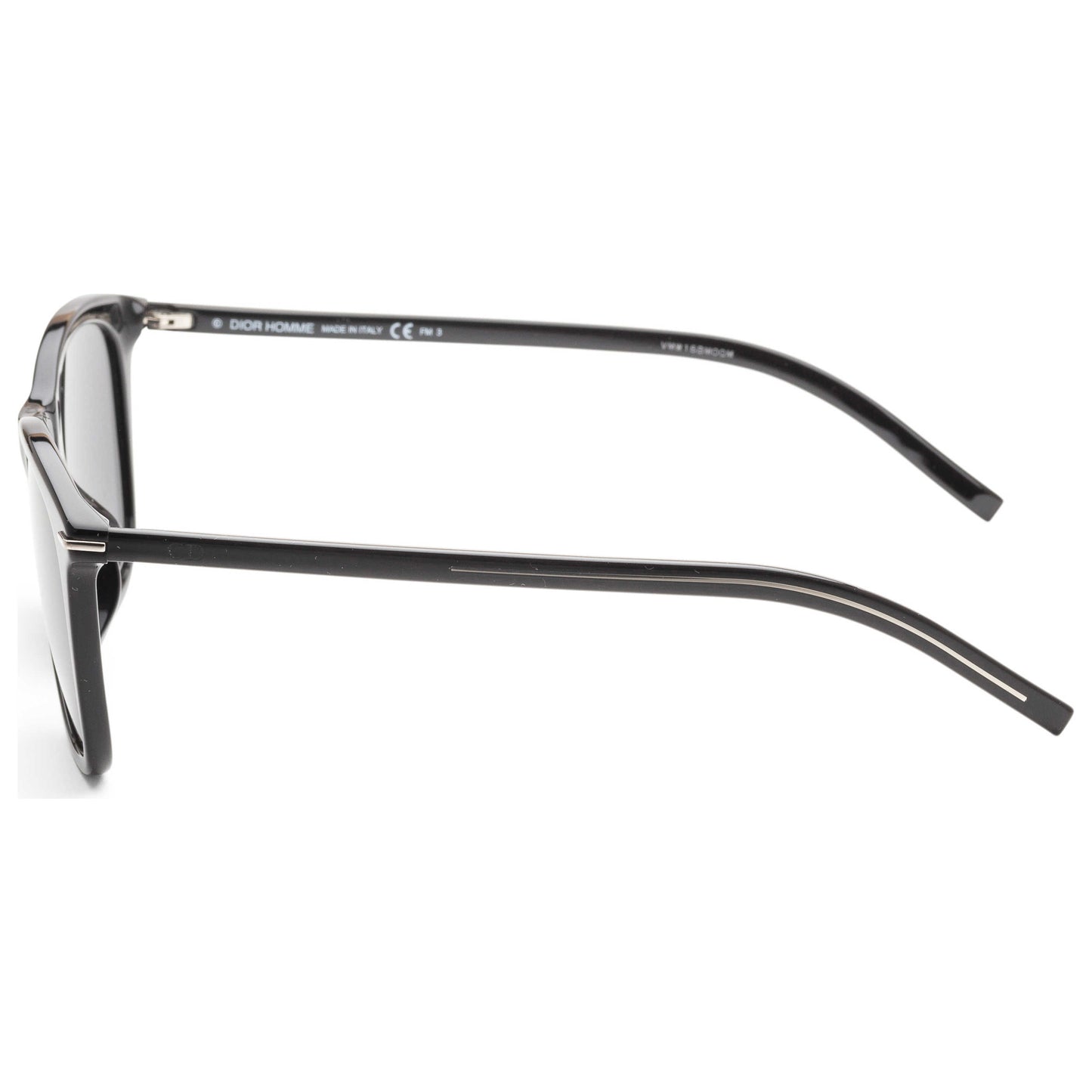 Left view of Christian Dior Homme Black Tie Men's Sunglasses BLACK268FS-0807-IR