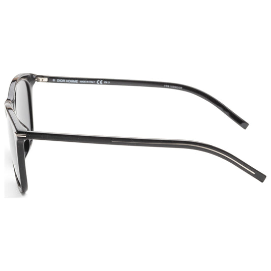 Left view of Christian Dior Homme Black Tie Men's Sunglasses BLACK268FS-0807-IR