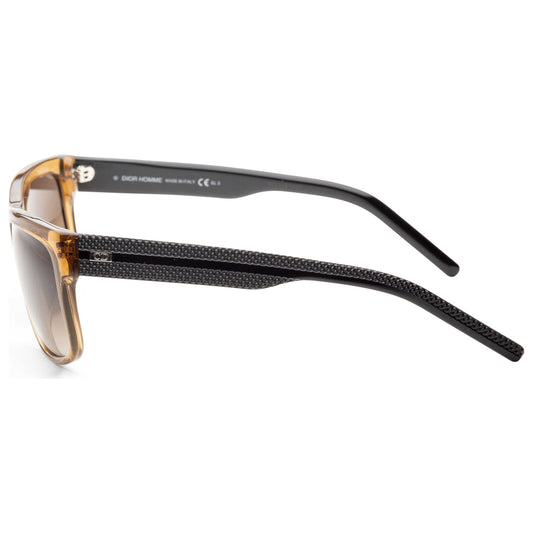 Left view of Christian Dior Homme Black Tie Men's Sunglasses BLACKTIE174FS-LNMR-HA