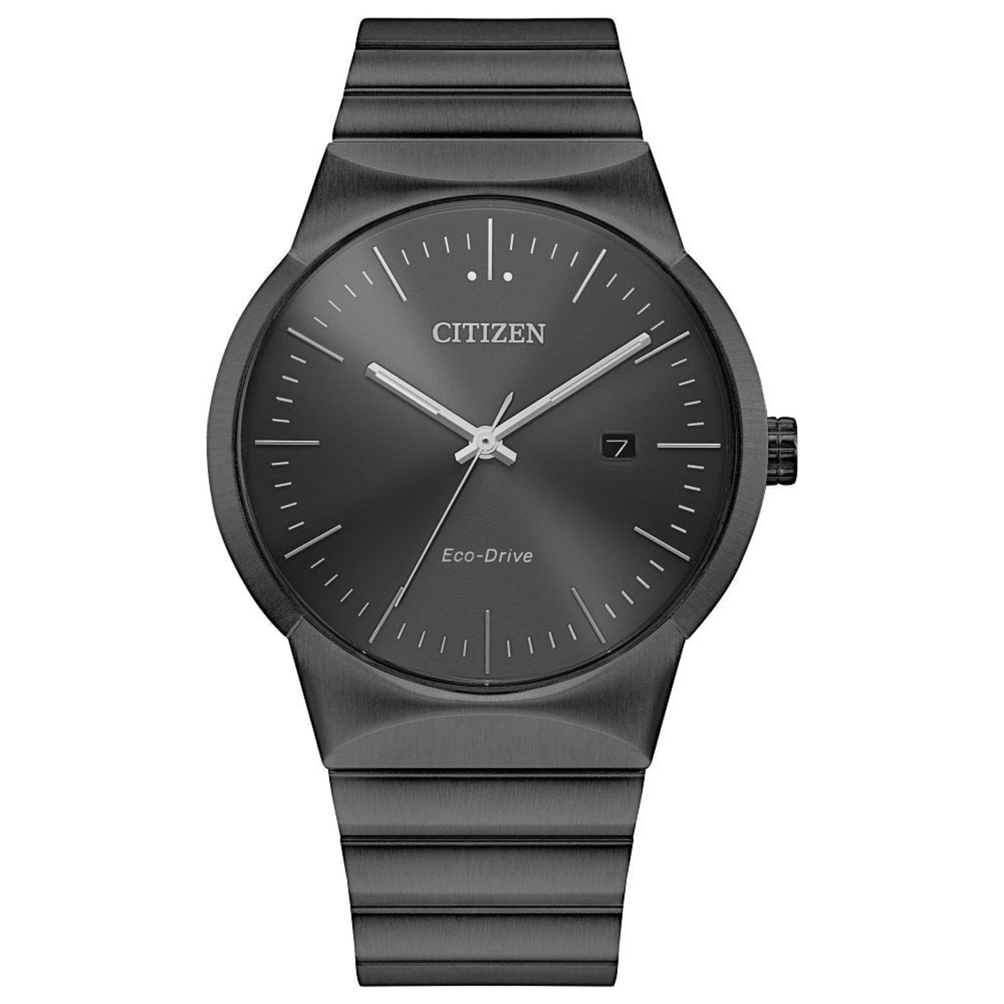 Front view of Citizen Axiom Men's Solar Powered Quartz Eco-Drive Watch BM7587-52H