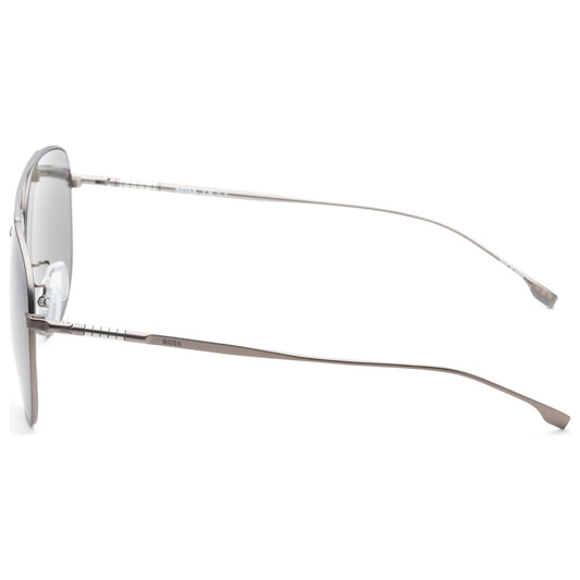 Left view of Hugo Boss Men's Sunglasses BOSS1296-F-S-R80-63