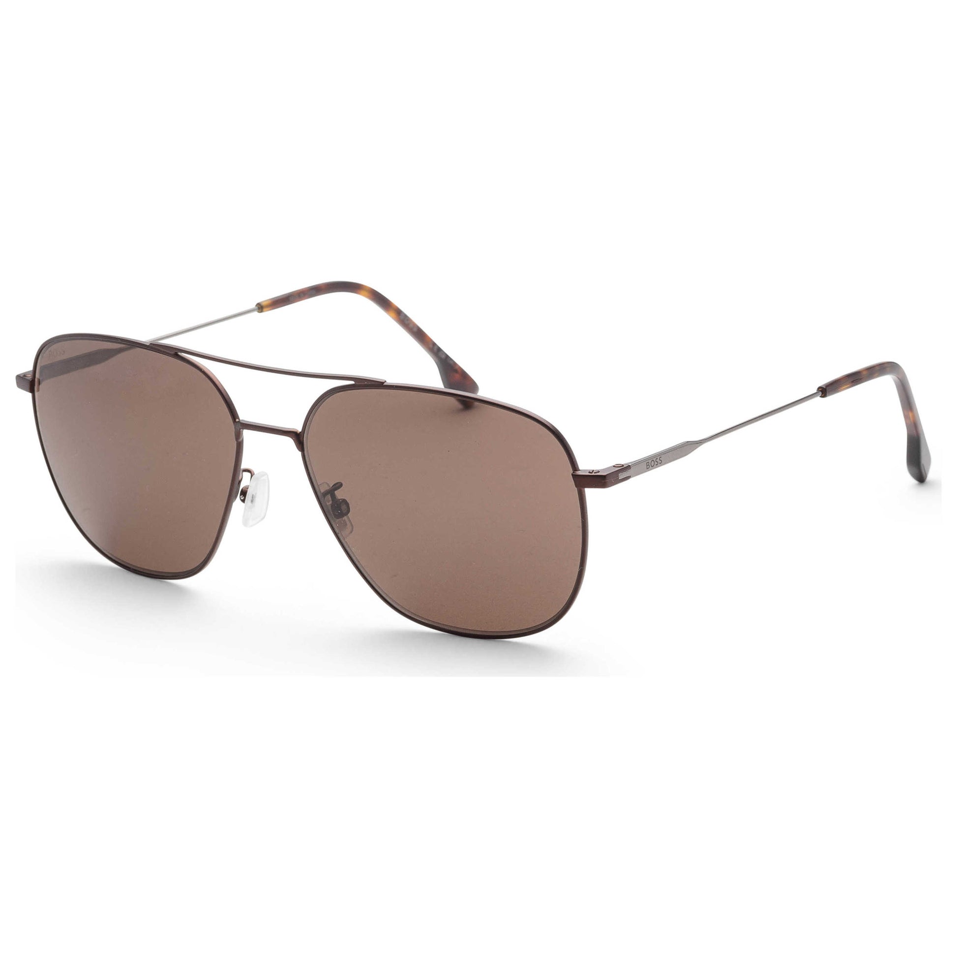 Front view of Hugo Boss Men's Sunglasses BOSS1557-O-F-S-1OT-70