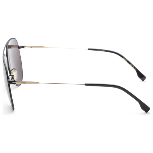 Left view of Hugo Boss Men's Sunglasses BOSS1558-O-F-S-I46-63