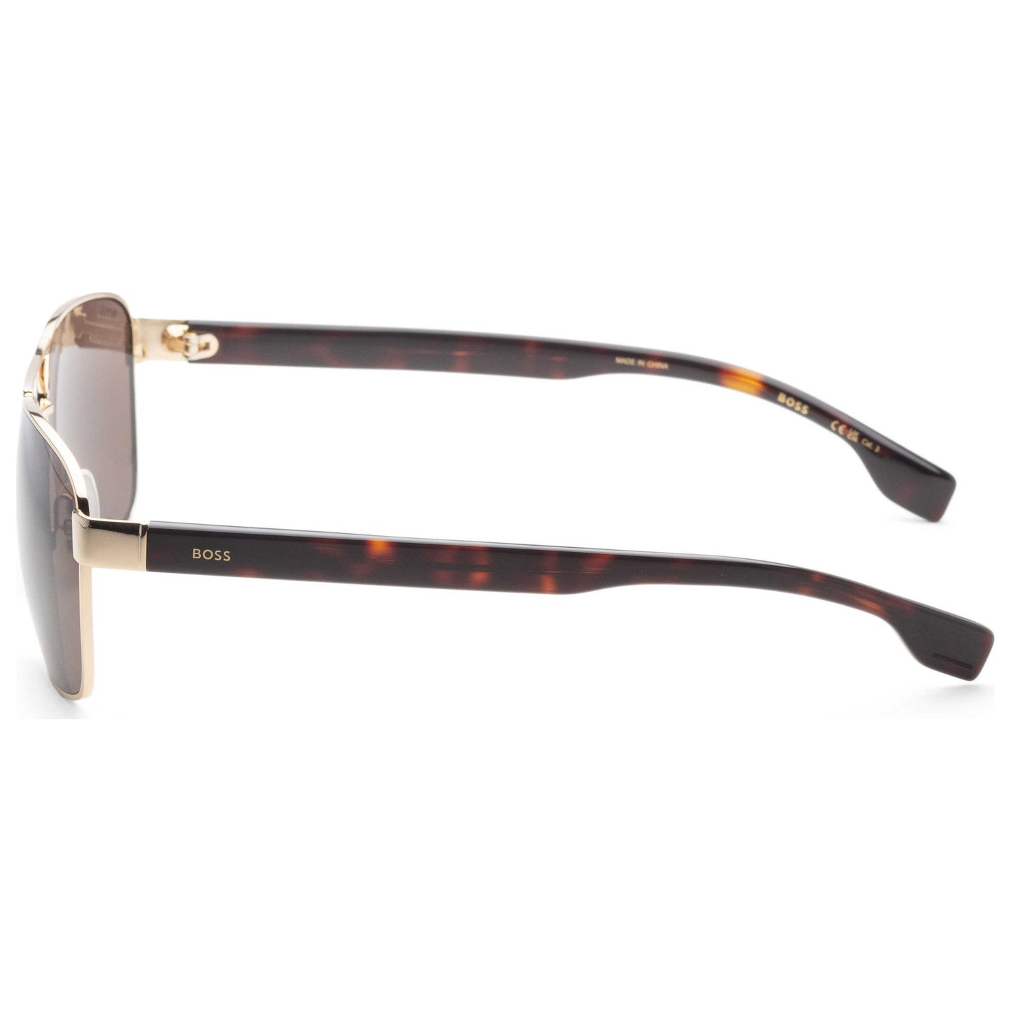 Left view of Hugo Boss Men's Sunglasses BOSS1559-O-S-FG4-70