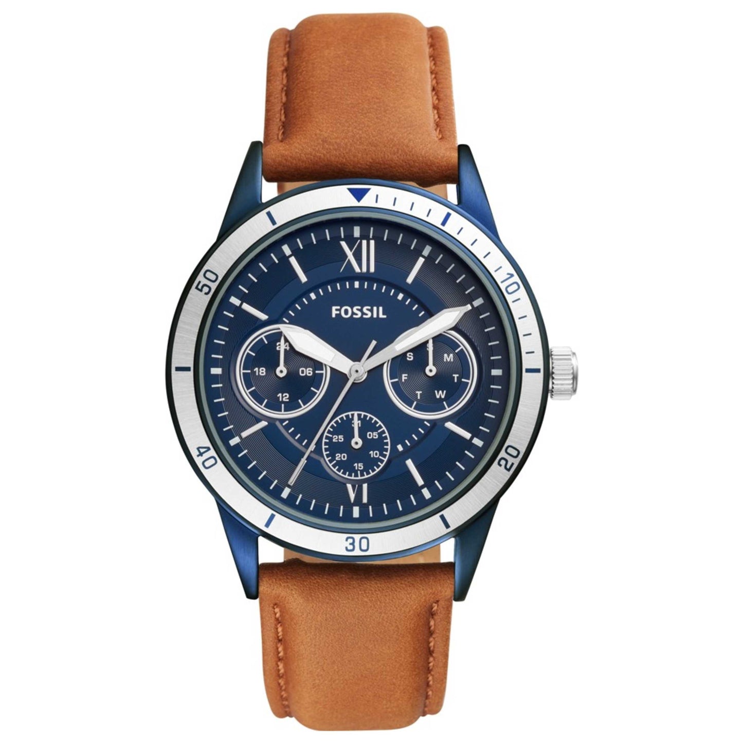 Front view of Fossil Flynn Men's Quartz Watch BQ2316