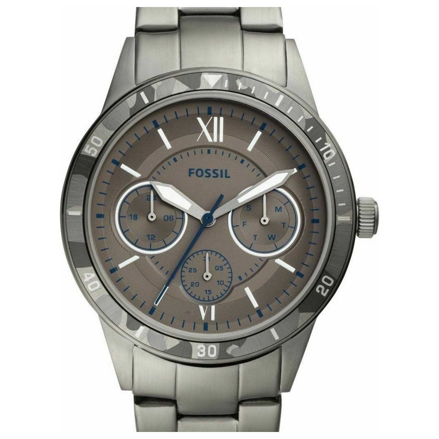 Front view of Fossil Flynn Men's Quartz Watch BQ2342