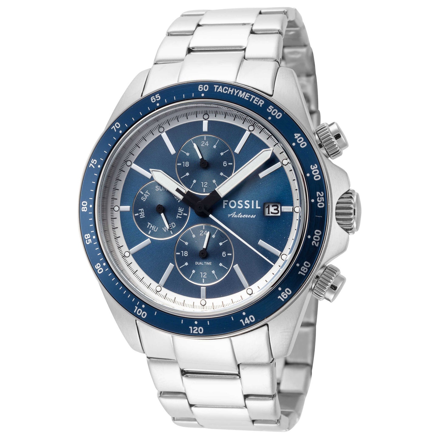 Front view of Fossil Autocross Men's Quartz Watch BQ2869