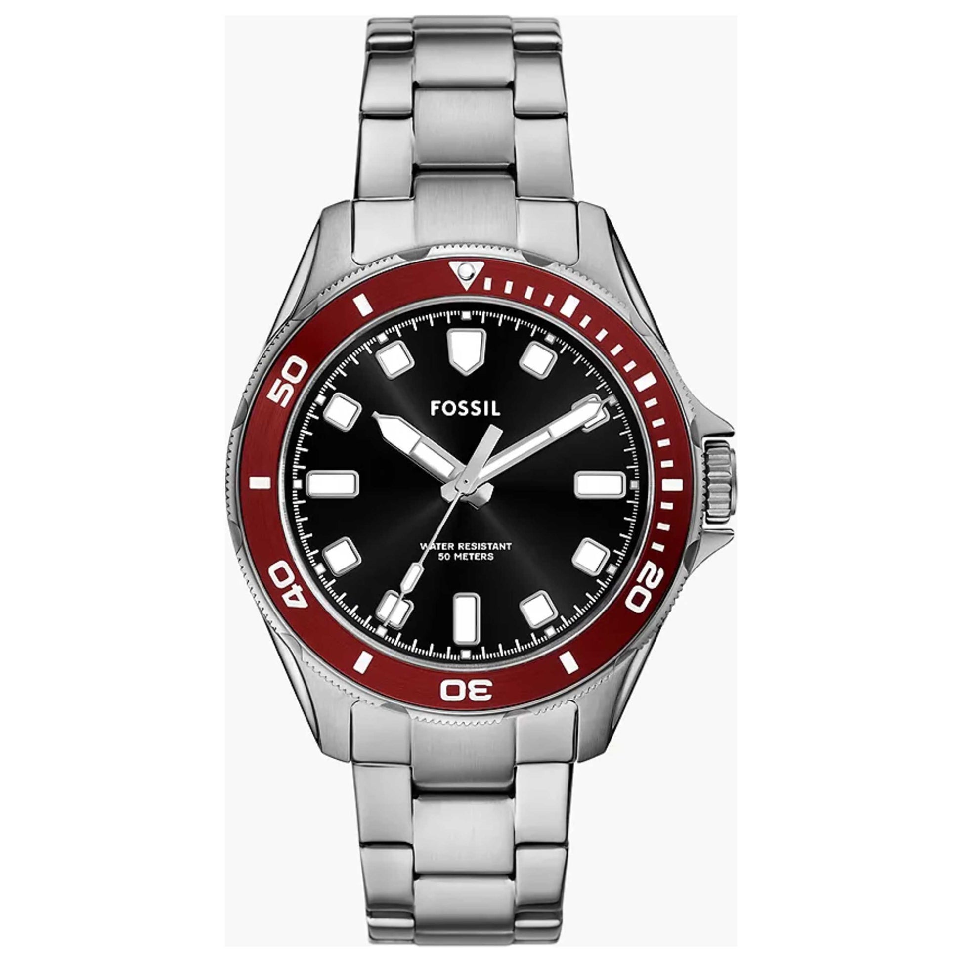 Front view of Fossil Dalton Men's Quartz Watch BQ2896