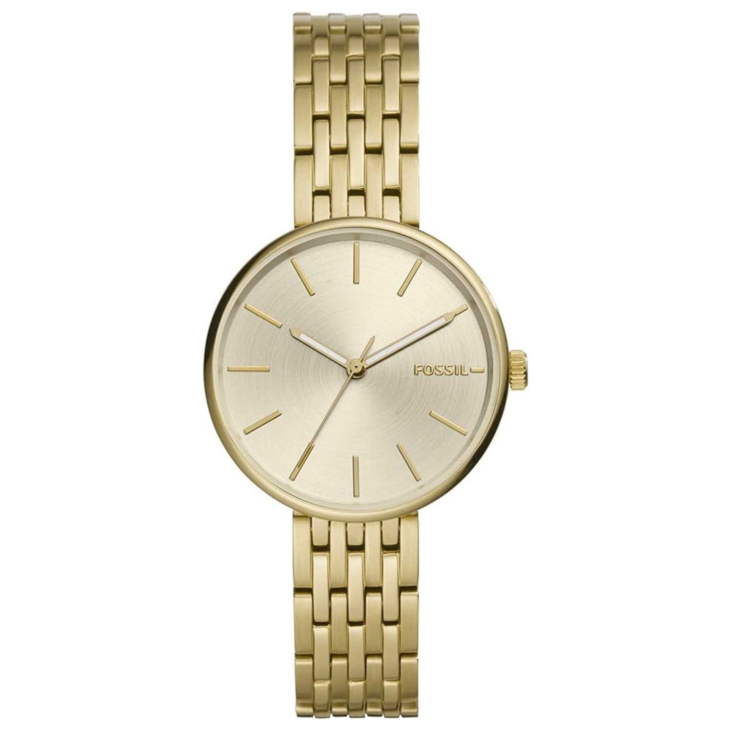 Front view of Fossil Hutton Women's Quartz Watch BQ3464
