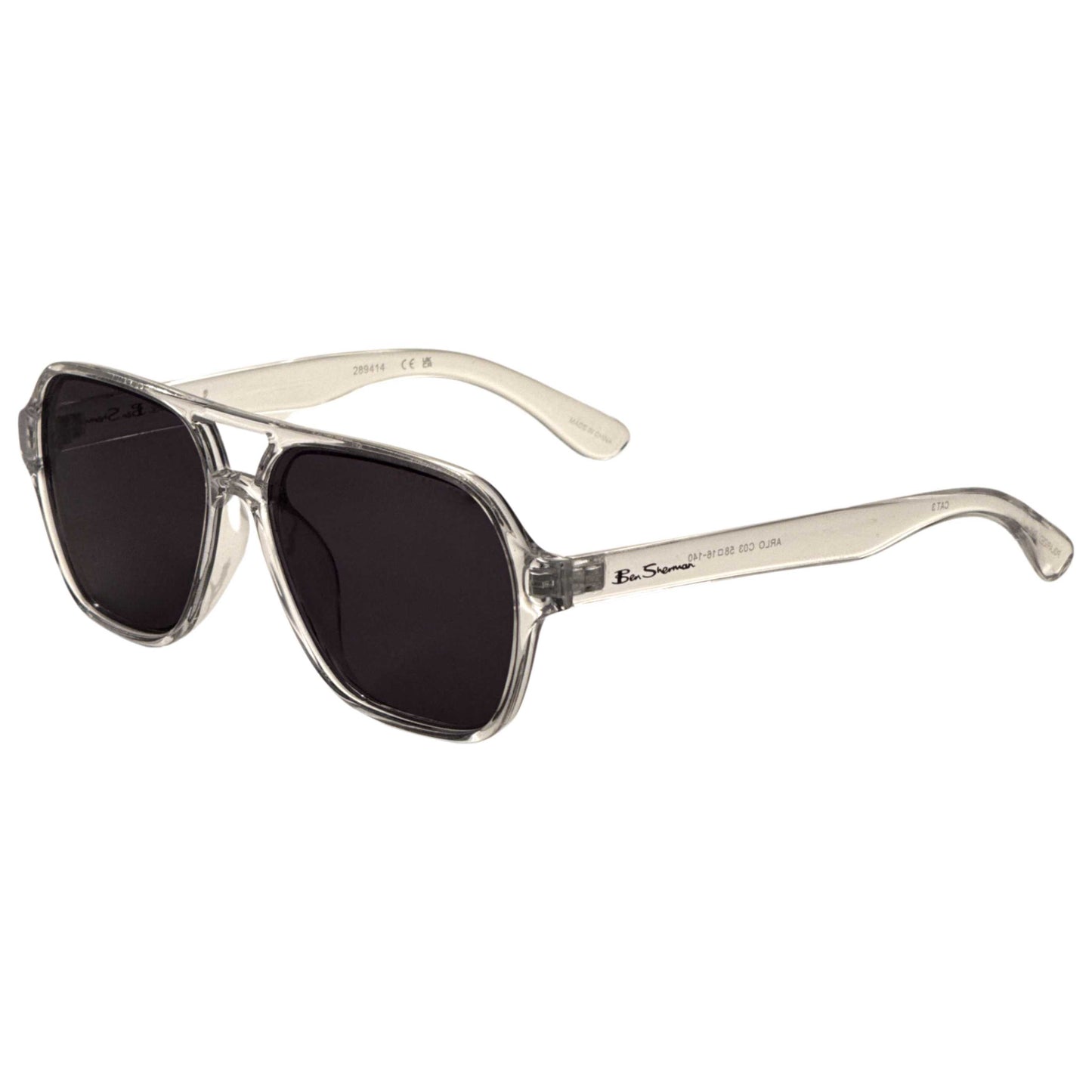 Front view of Ben Sherman Arlo Men's Sunglasses BSARLOPM03