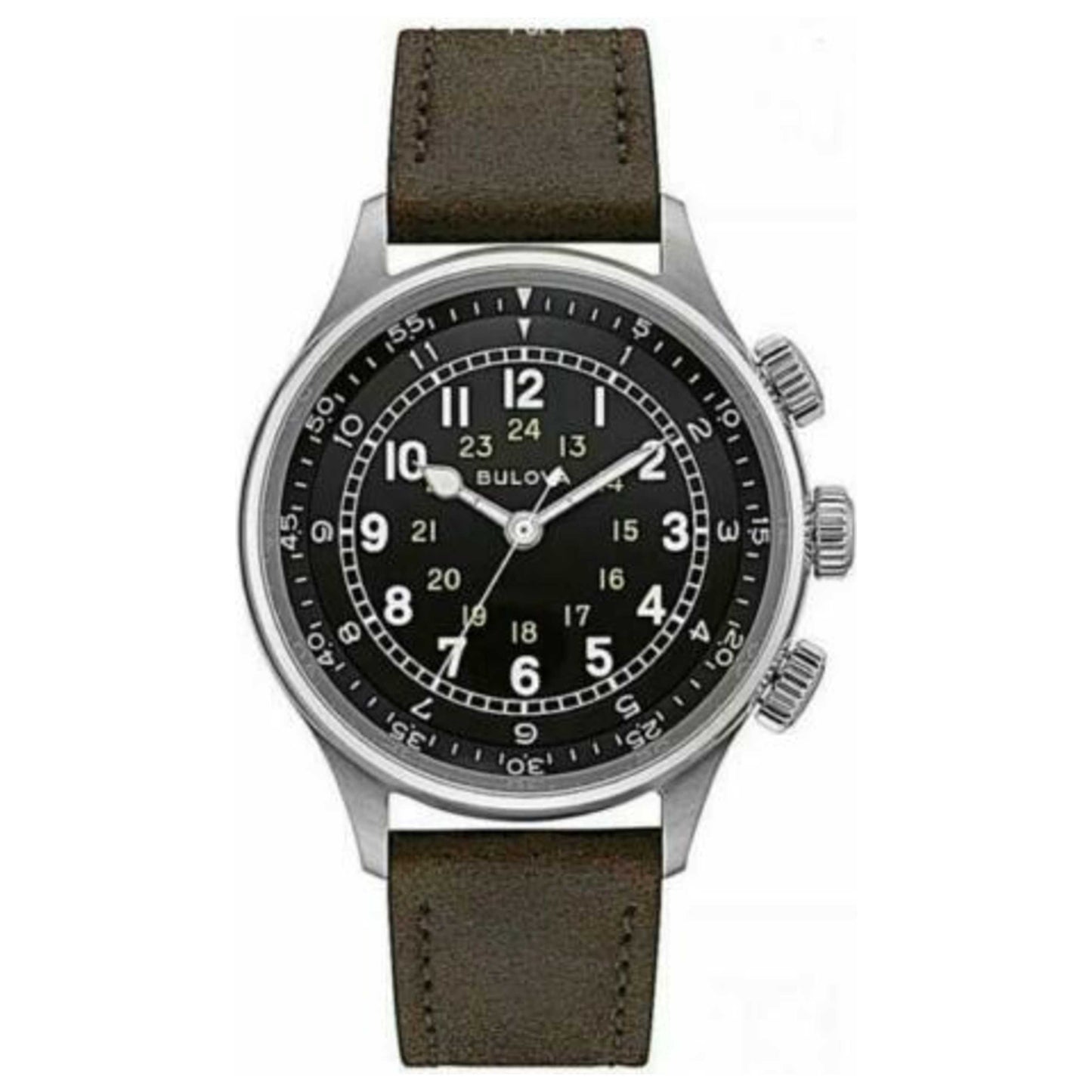 Front view of Bulova A-15 Men's Automatic Watch BUL96A245