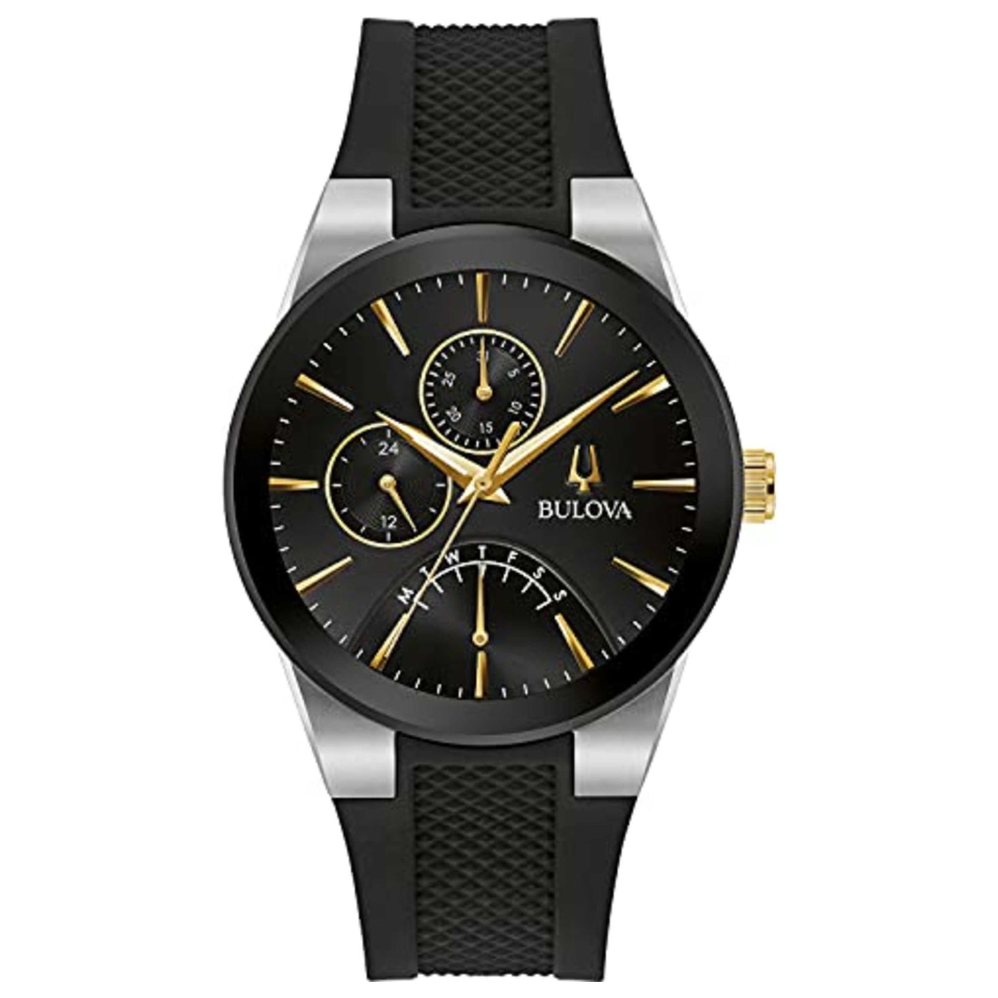 Front view of Bulova Futuro Men's Quartz Watch BUL98C138