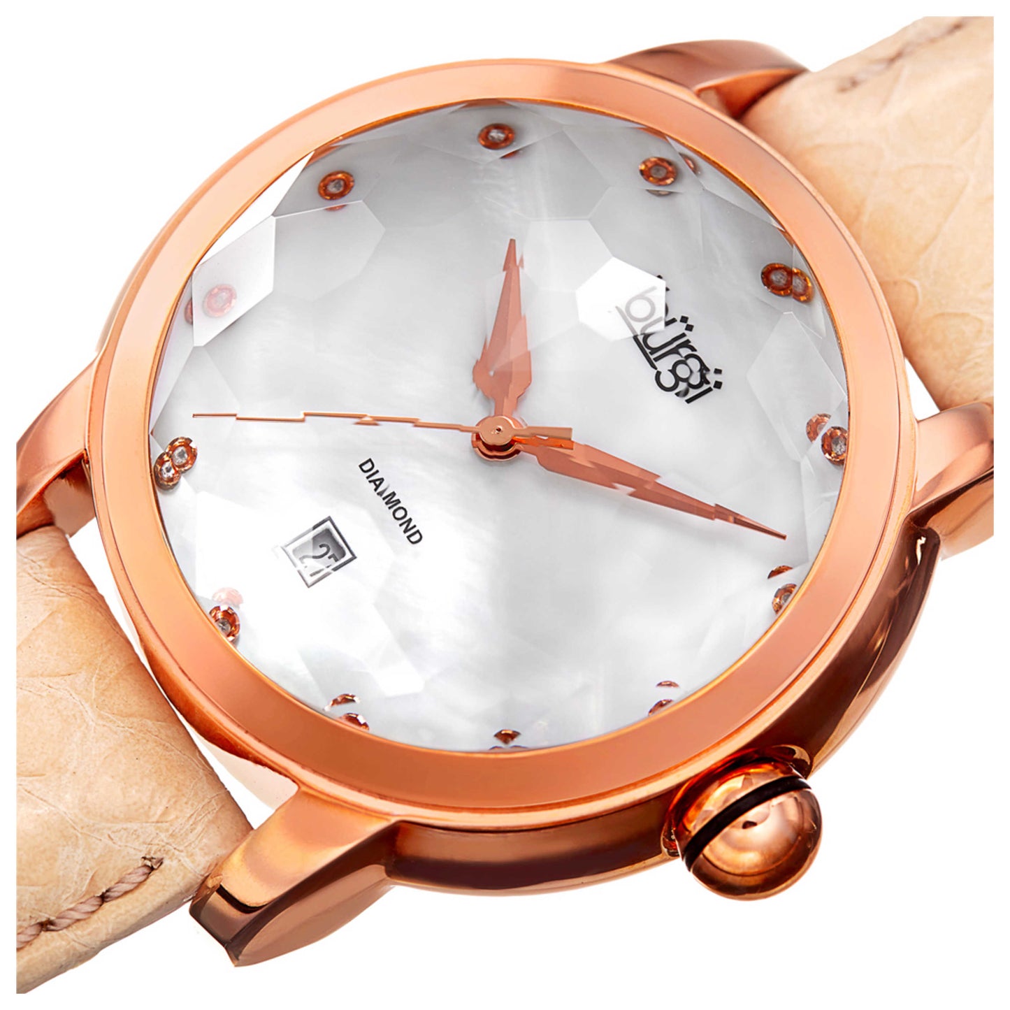 Burgi Classic Women's Quartz Watch BUR014P - Image #5