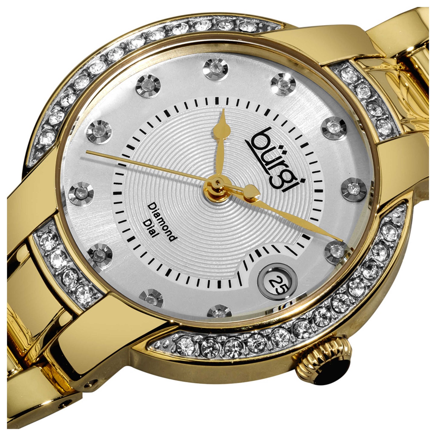 Burgi Classic Women's Quartz Watch BUR077YG - Image #5