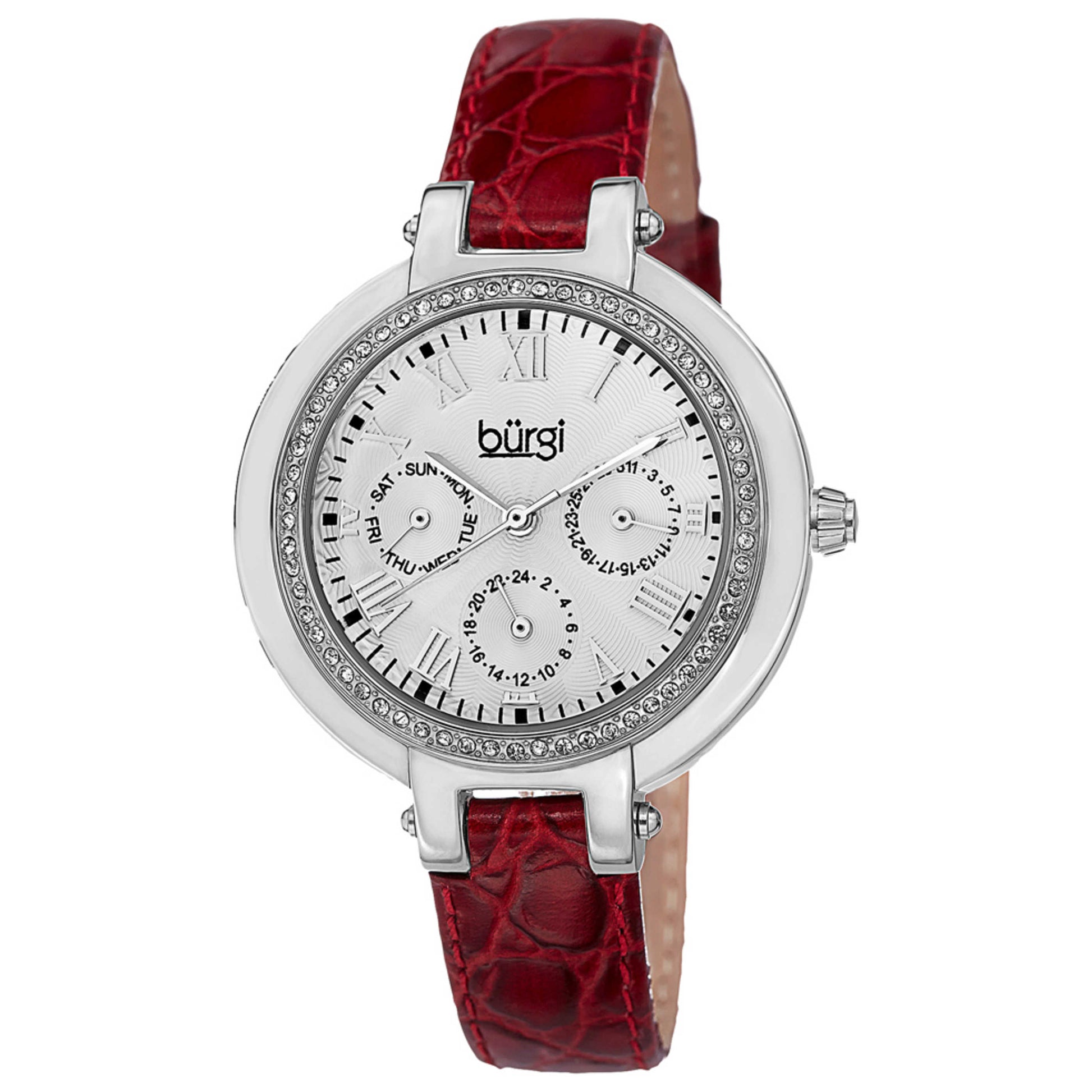 Front view of Burgi Classic Women's Quartz Watch BUR085BUR