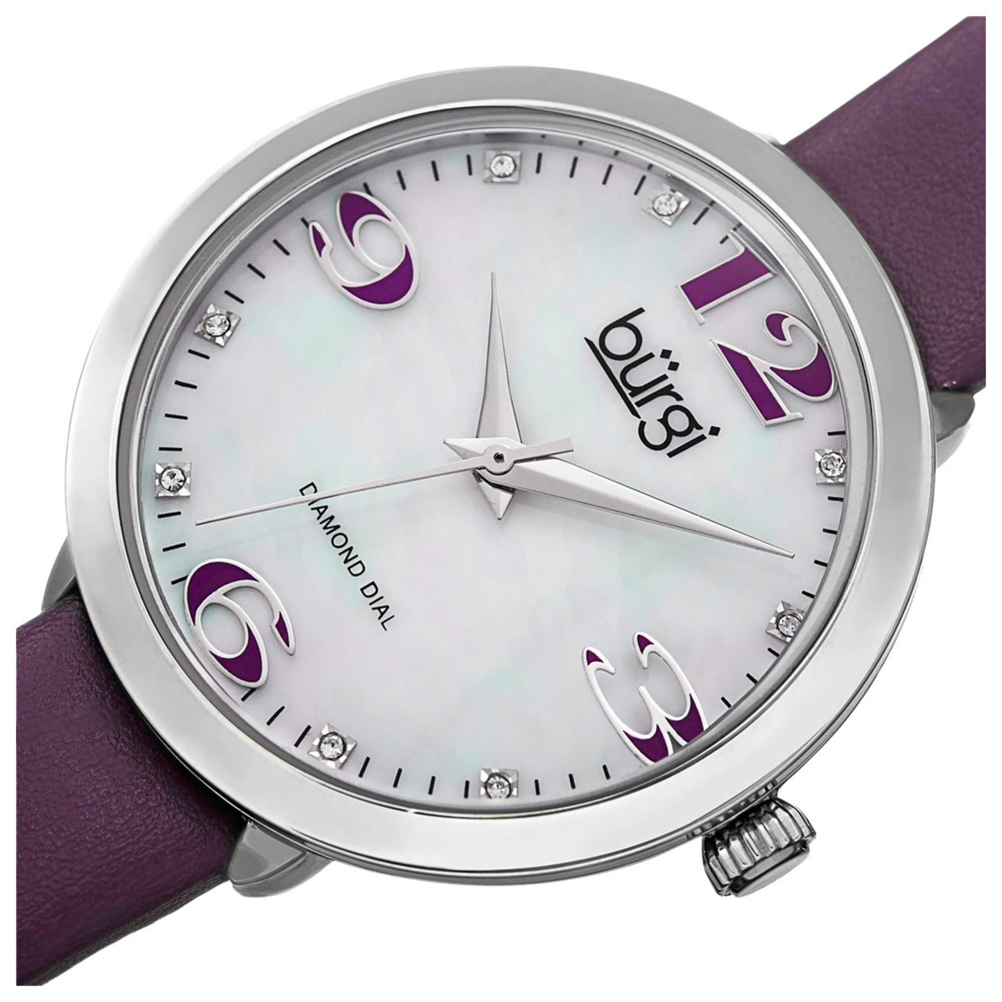 Burgi Classic Women's Quartz Watch BUR119PU - Image #5