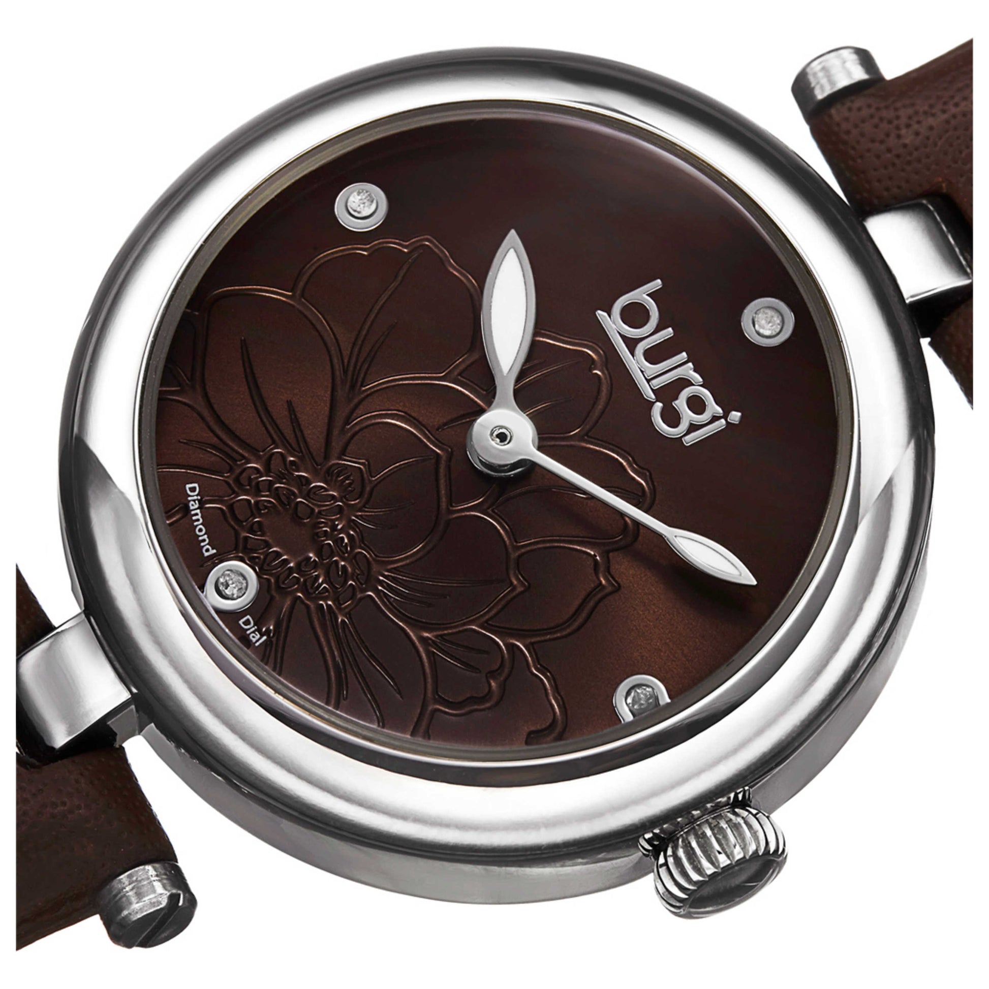 Burgi Classic Women's Quartz Watch BUR128BR - Image #5