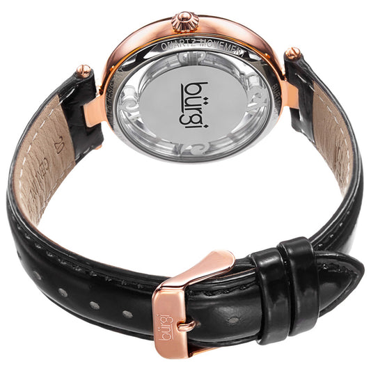 Burgi Classic Women's Quartz Watch BUR150BKR - Image #2