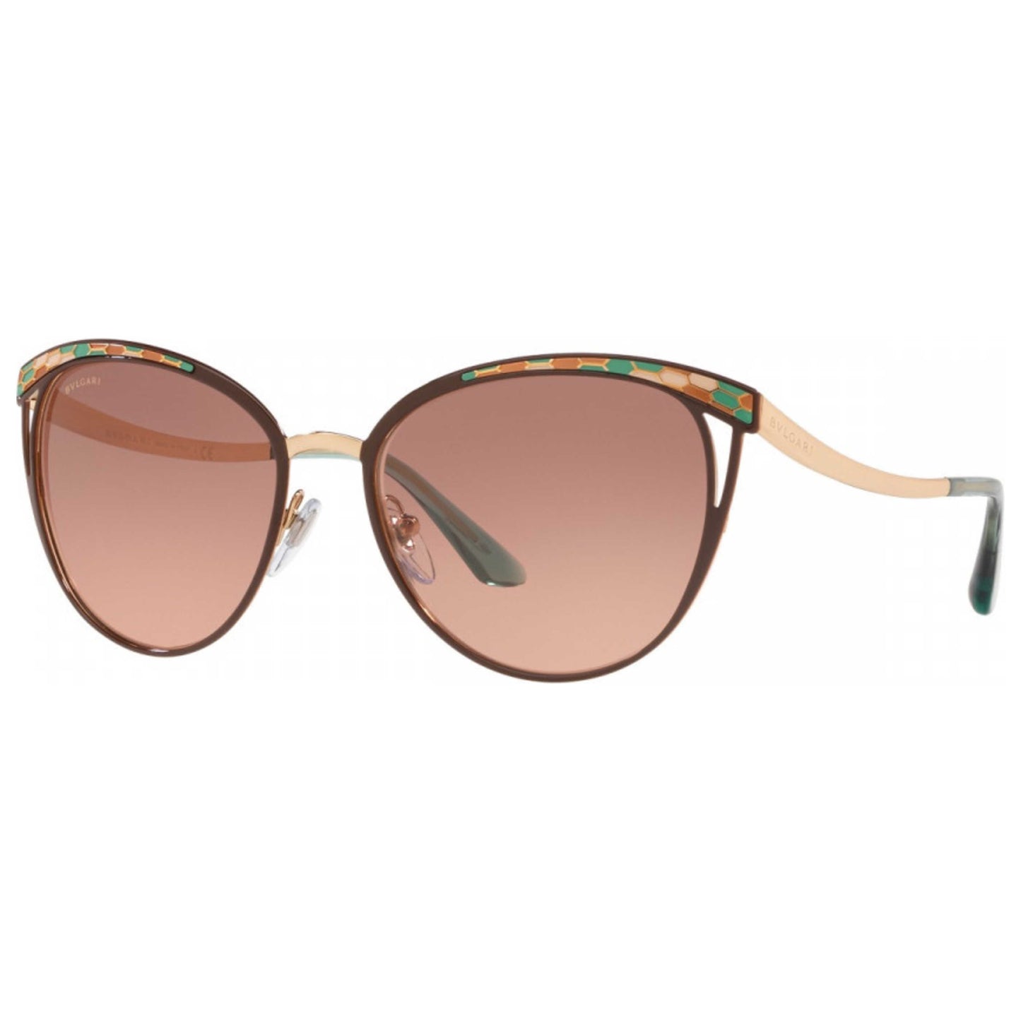 Front view of Bulgari Fashion Women's Sunglasses BV6083-201413-56