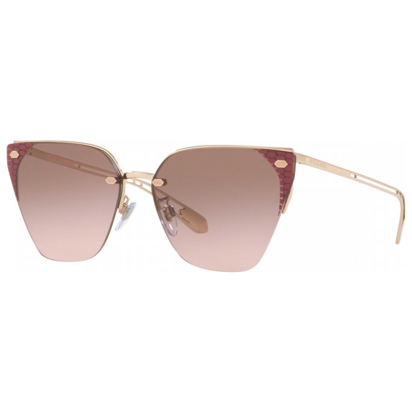 Front view of Bulgari Fashion Women's Sunglasses BV6116-201414-63
