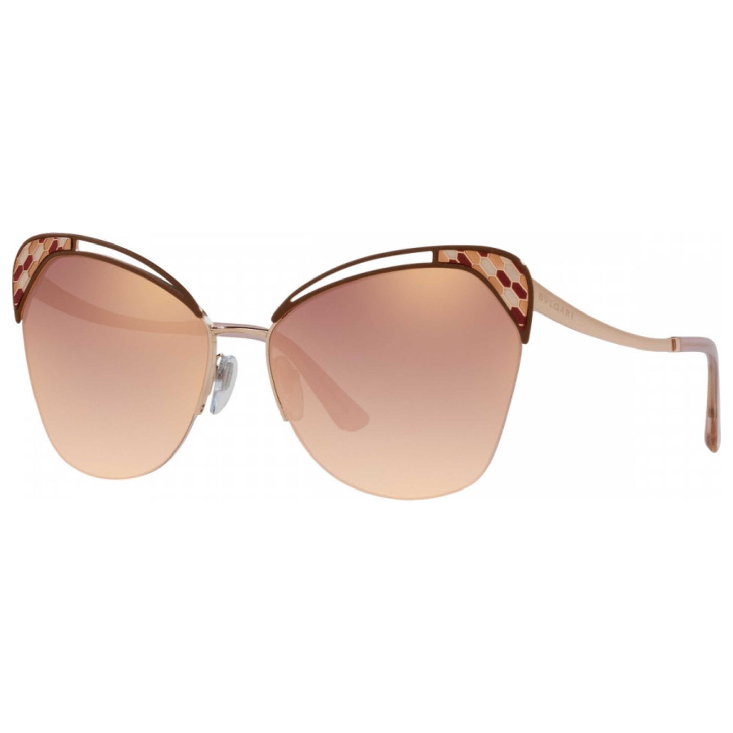 Front view of Bulgari Fashion Women's Sunglasses BV6161-20146F-60