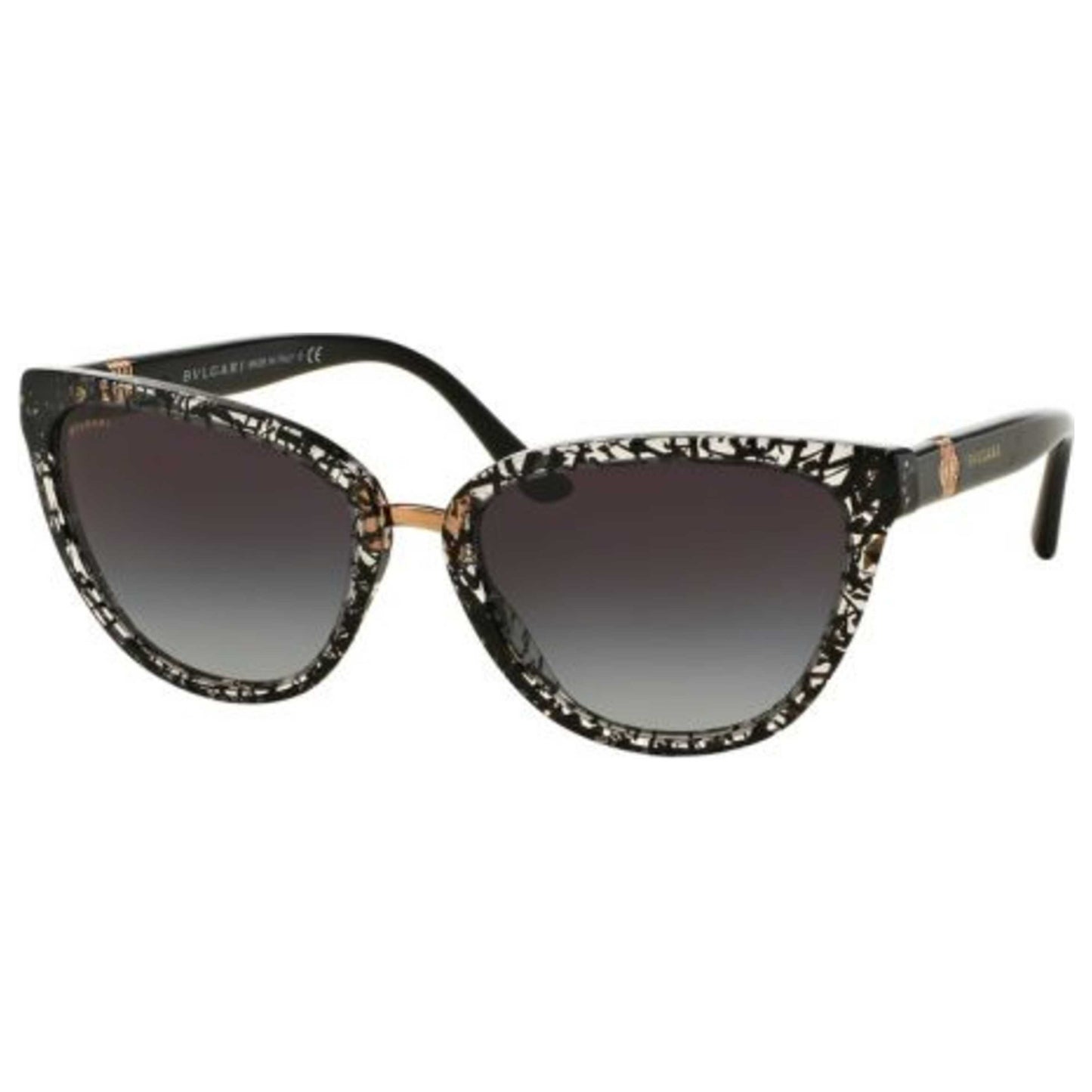 Front view of Bulgari Fashion Women's Sunglasses BV8165-53768G-56