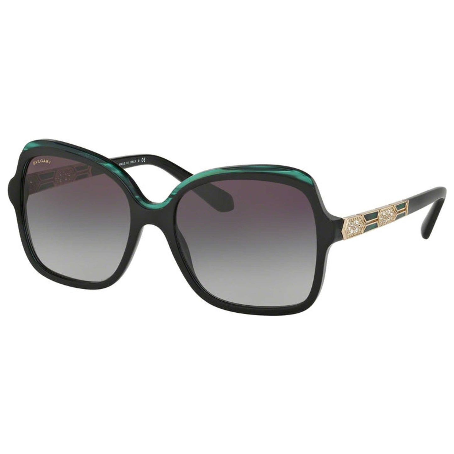 Front view of Bulgari Fashion Women's Sunglasses BV8181B-54178G-56